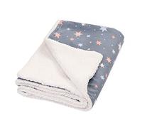 Julius Zöllner Couverture d'hiver en Jersey Taille 70/100 | Fabriqué en Allemagne | Jersey 100% Coton | Certifié Oeko-Tex Standard 100 | Shiny Stars