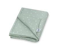 Julius Zöllner Couverture en Jersey doublé en Jersey de Coton | Taille 70 x 100 cm | Fabriqué en Allemagne | Oeko-Tex Standard 100 | Stary