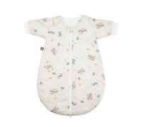 Julius Zöllner Gigoteuse d'hiver en Jersey - Rembourrage Chaud - 2,5 tog - Lavable à 60 °C - Fabriquée en Allemagne - Certifié Öko-Tex Standard 100 - Beige Savane - Taille 56/62