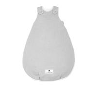 Julius Zöllner Gigoteuse pour bébé en Mousseline - Rembourrage Chaud 2,5 tog - Lavable à 40 °C - Fabriqué en Allemagne - Oeko TEX Standard 100 - Gris - Taille 62/68