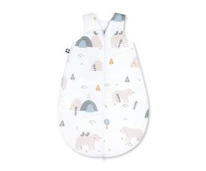 Julius Zöllner Gigoteuse pour bébé Toute l'année 100% Coton, Taille 70, 6-12 Mois, Standard 100 par Oeko-Tex, fabriqué en Allemagne, Mountain Bear