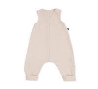Julius Zöllner Grenouillère en mousseline 0,5 TOG Taille 80 | 100% mousseline de coton | Certifié Oeko-Tex Standard 100 | Sable