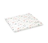 Julius Zöllner Housse pour matelas à langer en coton bio - Organic Wild Friends - Taille 85 x 75 cm