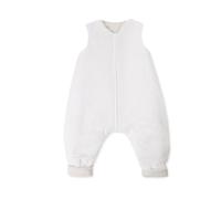 Julius Zöllner Jumper Combinaison doublée en Mousseline - Rembourrage Chaud 2,5 tog - Lavable à 40 °C - Fabriqué en Allemagne - Certifié Öko-Tex Standard 100 - Ivoire - Taille 92