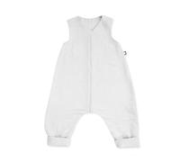 Julius Zöllner Jumper Combinaison en Mousseline, 0,5 tog, Lavable à 40 °C, fabriquée en Allemagne, certifiée Öko-Tex Standard 100, Ivoire, Taille 104