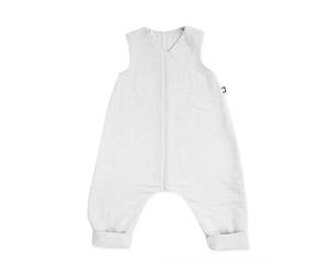 Julius Zöllner Jumper Combinaison en Mousseline, 0,5 tog, Lavable à 40 °C, fabriquée en Allemagne, certifiée Öko-Tex Standard 100, Ivoire, Taille 104