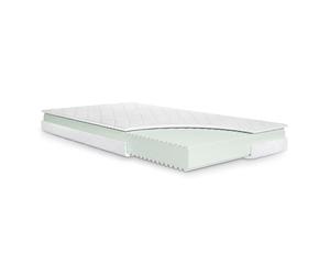 Julius Zöllner Matelas pour Adolescent Soft Junior, Mousse Confortable de qualité supérieure avec Profil ondulé, certifié Oeko-Tex Standard 100, fabriqué en Allemagne, Dimensions 120 x 200 cm