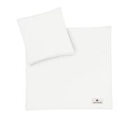 Julius Zöllner Mousseline - Parure de lit pour Enfant 80 x 80 cm + 35 x 40 cm - 2 pièces - Housse de Couette et taie d'oreiller - 100% Mousseline de Coton - avec Fermeture éclair - Certifié Öko-Tex