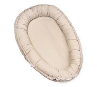 Julius Zöllner Nid doux | Surface de chaise : environ 60 x 35 cm | Pour les enfants dès la naissance | 100% mousseline de coton | Fabriqué en Allemagne | OEKO TEX Standard 100 | sable