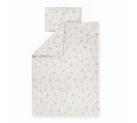 Julius Zöllner Parure de lit en Jersey Beige Savane - Dimensions : 100 x 135 cm et 40 x 60 cm - pour Enfant - Certifié sans substances nocives