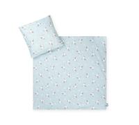 Julius Zöllner Parure de lit en Jersey Escargot - Dimensions : 80 x 80 cm et 35 x 40 cm - Parure de lit pour bébé - Certifié sans substances nocives