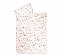 Julius Zöllner Parure de lit pour Enfant 100% Coton Biologique Standard 100 by Oeko-TEX, fabriquée en Allemagne, 100 x 135 + 40 x 60 cm, Wild Friends