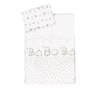 Julius Zöllner Parure de lit pour Enfant 100% Coton certifié Öko-Tex Standard 100 - Fabriquée en Allemagne - Dimensions : 100 x 135 cm + 40 x 60 cm - Motif hérisson