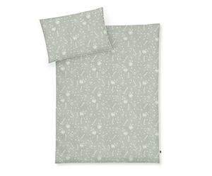 Julius Zöllner Parure de lit pour enfant 100% coton organique, standard 100 par Oeko-Tex, fabriquée en Allemagne, taille 100 x 135 + 40 x 60 cm, motif Wildflower