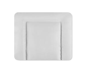 Julius Zöllner Softy Matelas à langer, 75 x 75 cm, imperméable et lavable, fabriqué en Allemagne, certifié Oeko-Tex Standard 100, gris clair uni