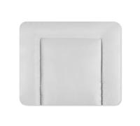 Julius Zöllner Softy Matelas à langer, 85 x 75 cm, imperméable et lavable, fabriqué en Allemagne, certifié Oeko-Tex Standard 100, gris clair uni