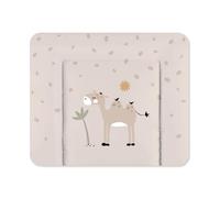 Julius Zöllner Softy Matelas à langer, 85 x 75 cm, imperméable et lavable, fabriqué en Allemagne, certifié Oeko-Tex Standard 100, beige savane