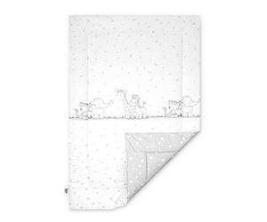 Julius Zöllner Tapis d'éveil Classique | Dimensions : 95 x 135 cm | Fabriqué en Allemagne | 100% Coton | Certifié Oeko-Tex Standard 100 | Bande de la Jungle