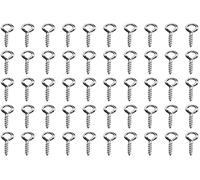 Juliyeh Lot De 100 Épingles À Œillet Filetées À Vis, Mini Boulons À Œillet En Acier Inoxydable, Pour La Fabrication De Bijoux, Les Loisirs Créatifs, 10 Mm X 4 Mm.