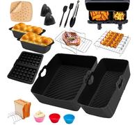 Julrrimg Moule en silicone pour friteuse à air chaud Philips Airfryer Dual Basket série 3000