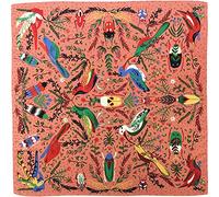 Julunar Foulard de tête carré en satin pour femme, grand, 88,9 cm, avec emballage cadeau, Large