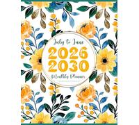July 2026-June 2030 Monthly Planner: 4 Years Weekly and Monthly Schedule Organizer with Calendars | Simple 48 Month Agenda with Goals & Notes 2026-2030 (Shiny Floral Cover)