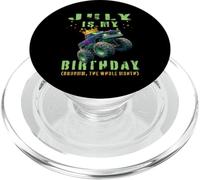 July Birthday Monster Truck Balai PopSockets PopGrip pour MagSafe