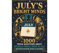 July’s Bright Minds: 1000 Trivia Questions About Notable People Born in July