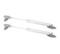 JULYKAI Amortisseur à gaz 100N, Amortisseur d'armoire à meubles, Tige de support d'ascenseur pneumatique - 2Pcs(Tête d'olive)