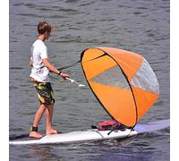 JULYKAI Voile de Kayak Ultra-légère, Voile au Portant, Bateaux gonflables Pliables, Robustes et Solides de 42,52 Pouces pour Les Kayaks, canoë, Planche à pagaie
