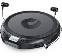 jum-Lecteur Cd Portable Lecteur Cd Enfant Hifi Lecteurs Cd Pour Voiture Avec Écouteurs Ecran Lcd Support Prog Asp Fonction Mémoire Fonction De Répétition Sound Effet