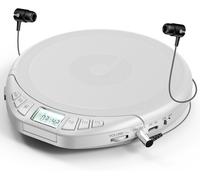 jum-Lecteur Cd Portable Lecteur Cd Enfant Hifi Lecteurs Cd Pour Voiture Avec Écouteurs Ecran Lcd Support Prog Asp Fonction Mémoire Fonction De Répétition Sound Effet Argent