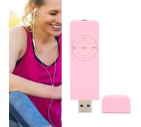 jum-Lecteur Mp3 Portable 64 Go Avec Écouteurs,Son Hd,Nouveau 2023 U Disk 2 En 1,Pour Ordinateur Portable(Rose)