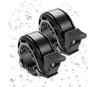 Jum-Mini Sonnette À Vélo Sonore 2 Pièces 110-110db Clochette Fort Pour Guidon Diamètre De 22,2mm/0,87¿¿ Étanche Petit Klaxon Clair Vélo,Électrique Vtt Vélo Pour Vélo De Route,Vtt,Scooter