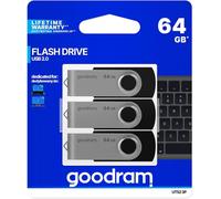 jum-Pack De 3 Cles Usb 64Go 2.0 Noire