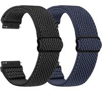 jum-Tressé Bracelet Montre En Nylon Pour 18Mm Bracelet Homme Et Femme,Boucle Réglable Sangles Sport Élastiques Bracelets De Montre De Remplacement