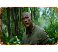 Jumanji 3 The Next Level Dwayne Johnson Plaque murale Art mural Cadeau amusant pour homme, grotte, café, bar, pub, club, décoration d'intérieur, 20,3 x 30,5 cm