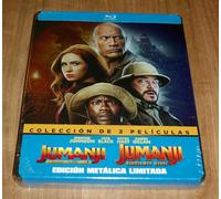 Jumanji Collection 2 Films Limitée Steelbook Blu-Ray Neuf Aventures A-B-C