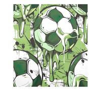 JUMBEAR Autocollant magnétique coloré pour lave-vaisselle Motif football 58,4 x 66 cm