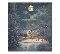 JUMBEAR Autocollant magnétique étanche pour lave-vaisselle avec inscription « Happy Christmas Eve » - 58,4 x 66 cm