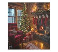 JUMBEAR Autocollant magnétique étanche pour lave-vaisselle avec inscription « Happy Christmas Eve » - 58,4 x 66 cm