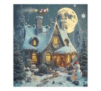JUMBEAR Autocollant magnétique étanche pour lave-vaisselle avec inscription « Happy Christmas Eve » - 58,4 x 66 cm