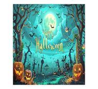 JUMBEAR Autocollant magnétique étanche pour lave-vaisselle Halloween Night - 58,4 x 66 cm