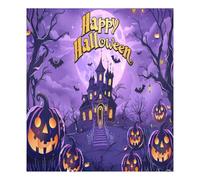 JUMBEAR Autocollant magnétique étanche pour lave-vaisselle Halloween Night - 58,4 x 66 cm