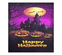 JUMBEAR Autocollant magnétique étanche pour lave-vaisselle Motif Happy Halloween Night 58,4 x 66 cm