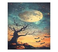 JUMBEAR Autocollant magnétique étanche pour lave-vaisselle Motif Happy Halloween Night 58,4 x 66 cm