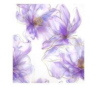 JUMBEAR Autocollant magnétique imperméable pour lave-vaisselle Motif fleurs dorées 58,4 x 66 cm