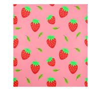 JUMBEAR Autocollant magnétique imperméable pour lave-vaisselle Motif fraises et feuilles vertes 58,4 x 66 cm