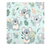 JUMBEAR Autocollant magnétique pour lave-vaisselle - Motif koala mignon - Étanche - 58,4 x 66 cm