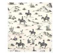 JUMBEAR Autocollant magnétique rétro pour lave-vaisselle Motif désert Troop Cowboy 58,4 x 66 cm